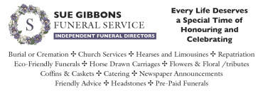 Sue Gibbons Funeral Service Sue Gibbons Funeral Service