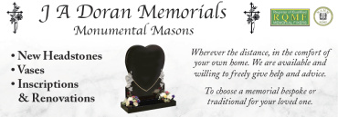 J A Doran Memorials Monumental Mason